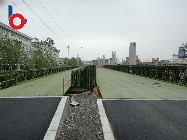 浙江省宁波市政200型双車(chē)道贝雷钢桥桥并列321（100）型贝雷式人行钢桥